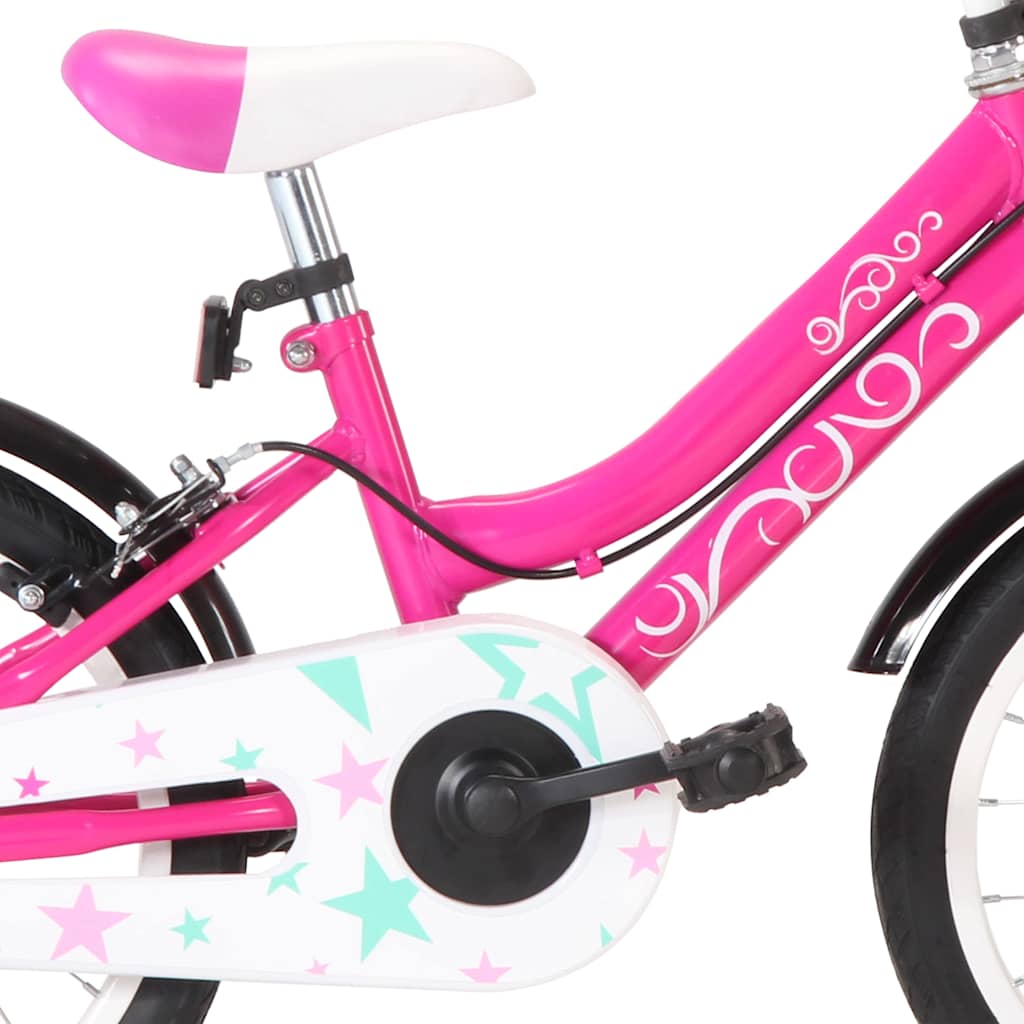 VidaXL Vélo Enfant 22 Pouces – Classique, Acier Robuste, Freins Faciles, Pour 7 à 12 Ans