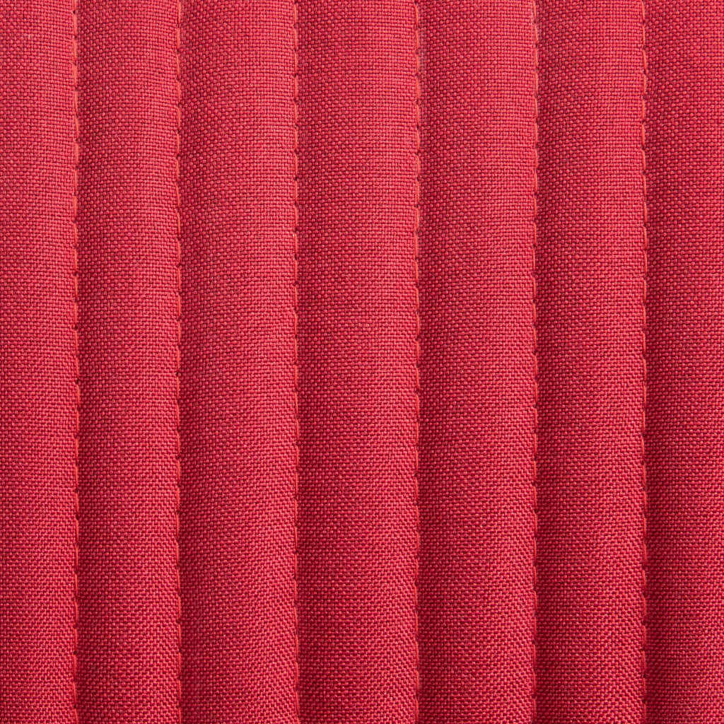 vidaXL Chaises à manger lot de 4 rouge bordeaux tissu