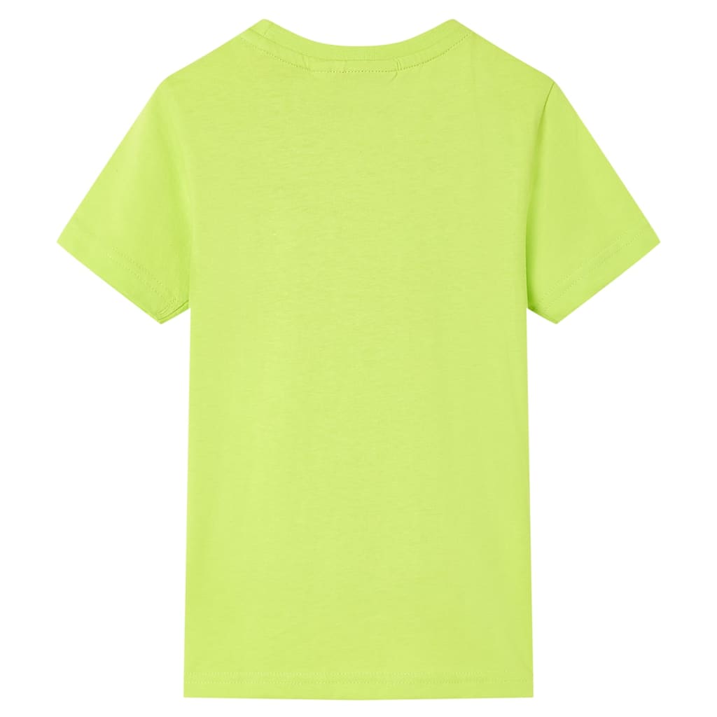 T-shirt pour enfants vert citron 92