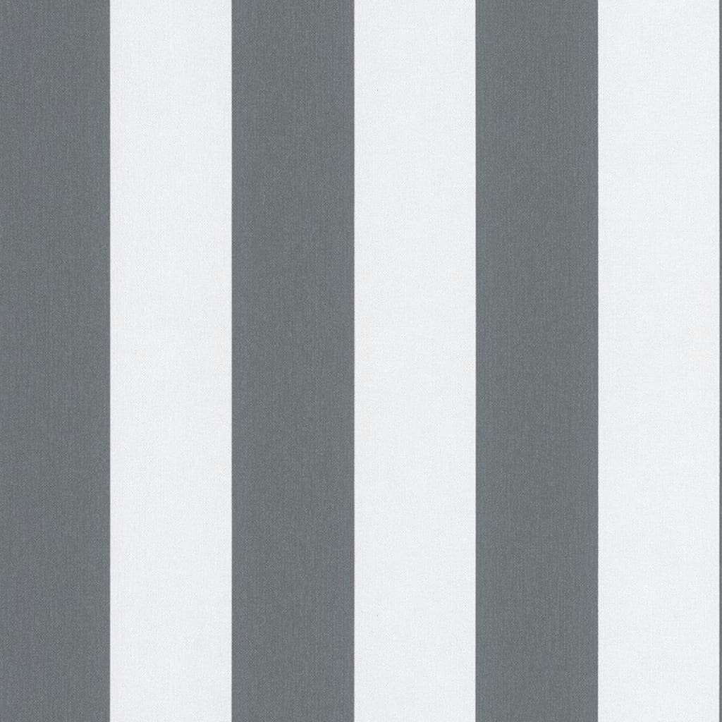 Noordwand Papier peint Topchic Stripes Gris foncé et blanc