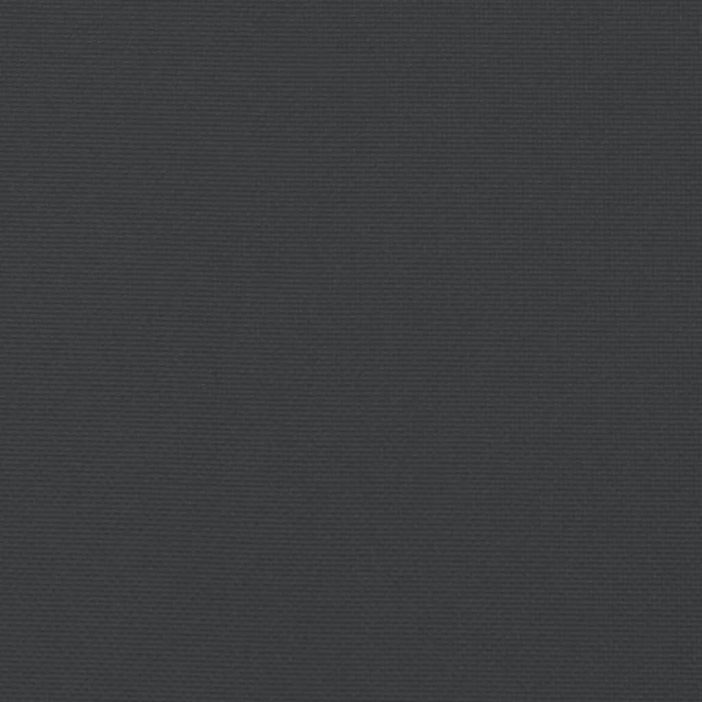 vidaXL Coussins de banc de jardin 2 pcs noir 100x50x7 cm tissu Oxford