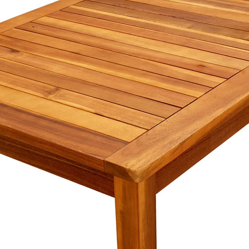 vidaXL Table basse de jardin 110x60x45 cm Bois solide d'acacia