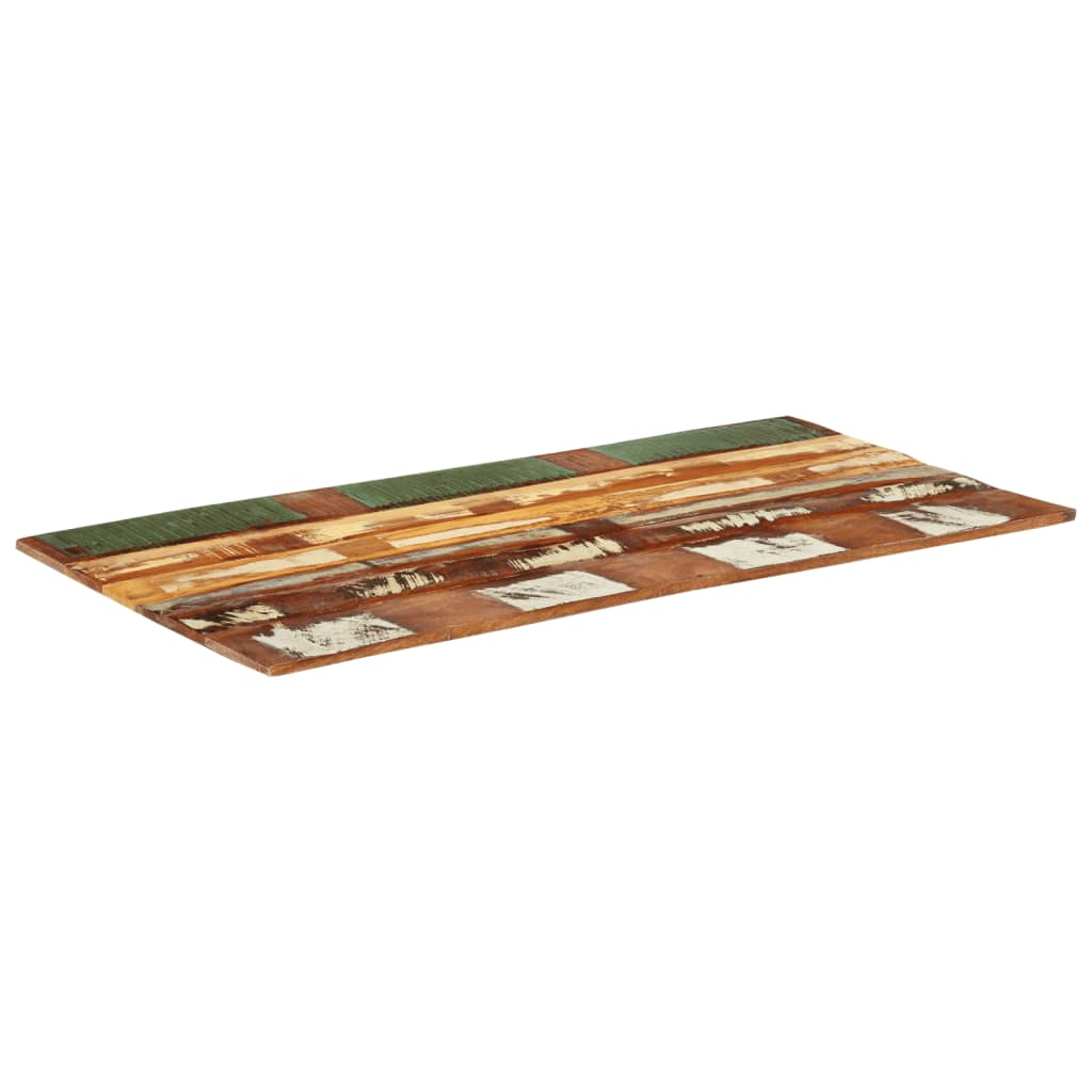 vidaXL Dessus de table rectangulaire 60x120 cm 15-16 mm Bois récupéré