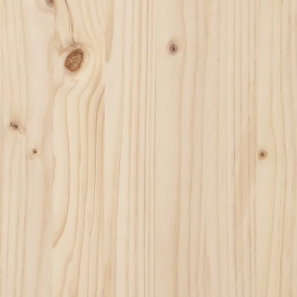 vidaXL Cadre de lit Bois de pin massif 160x200 cm