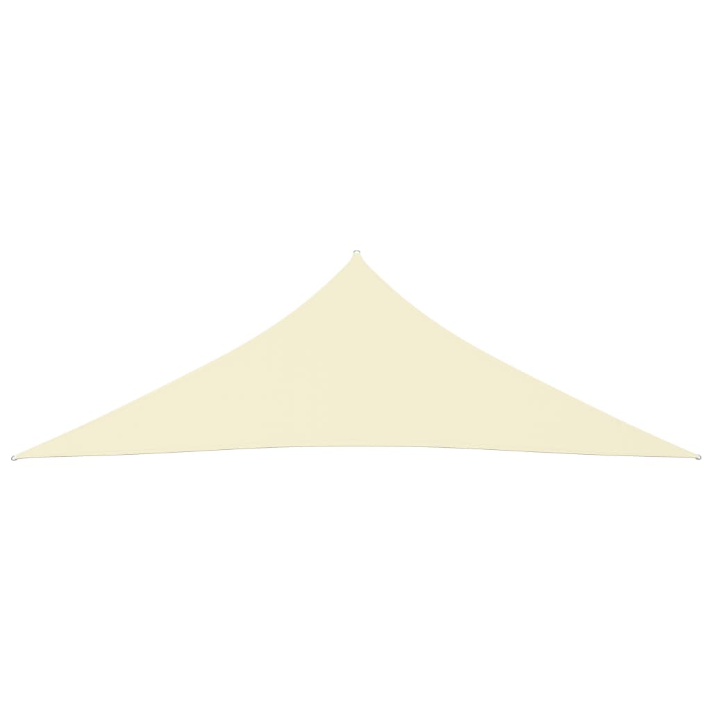 vidaXL Voile de parasol Tissu Oxford triangulaire 3x3x4,24 m Crème