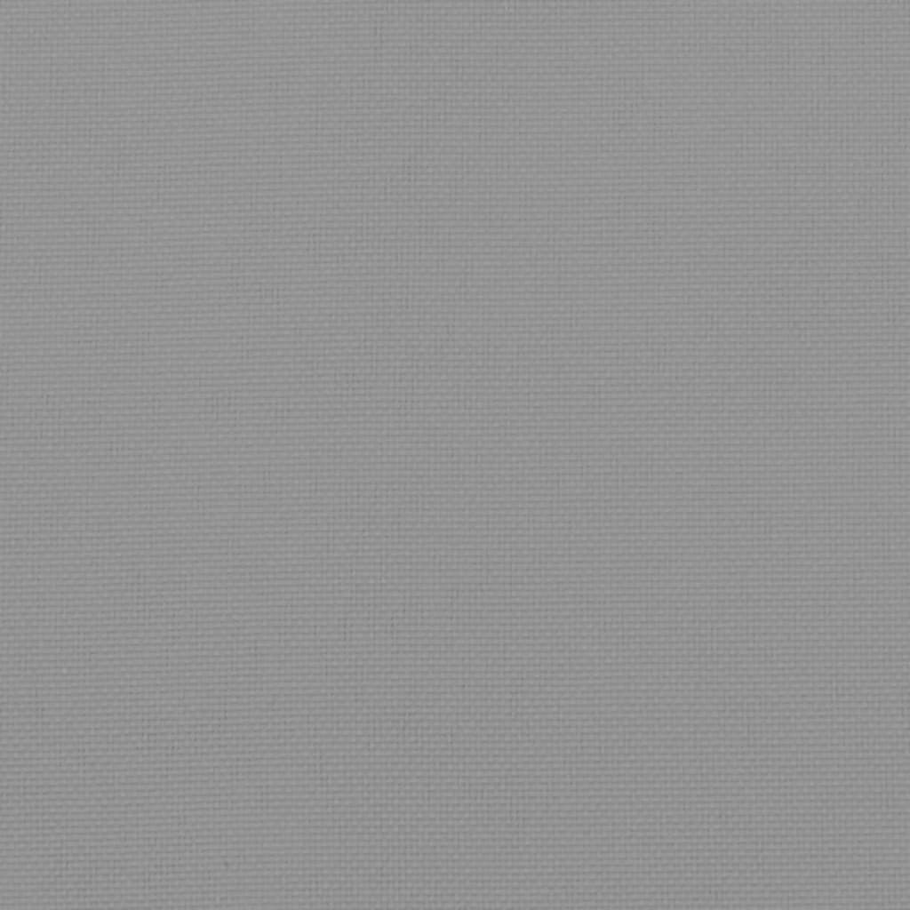 vidaXL Coussin de palette gris 50x50x12 cm tissu