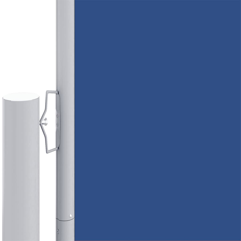 vidaXL Auvent latéral rétractable Bleu 117x1000 cm