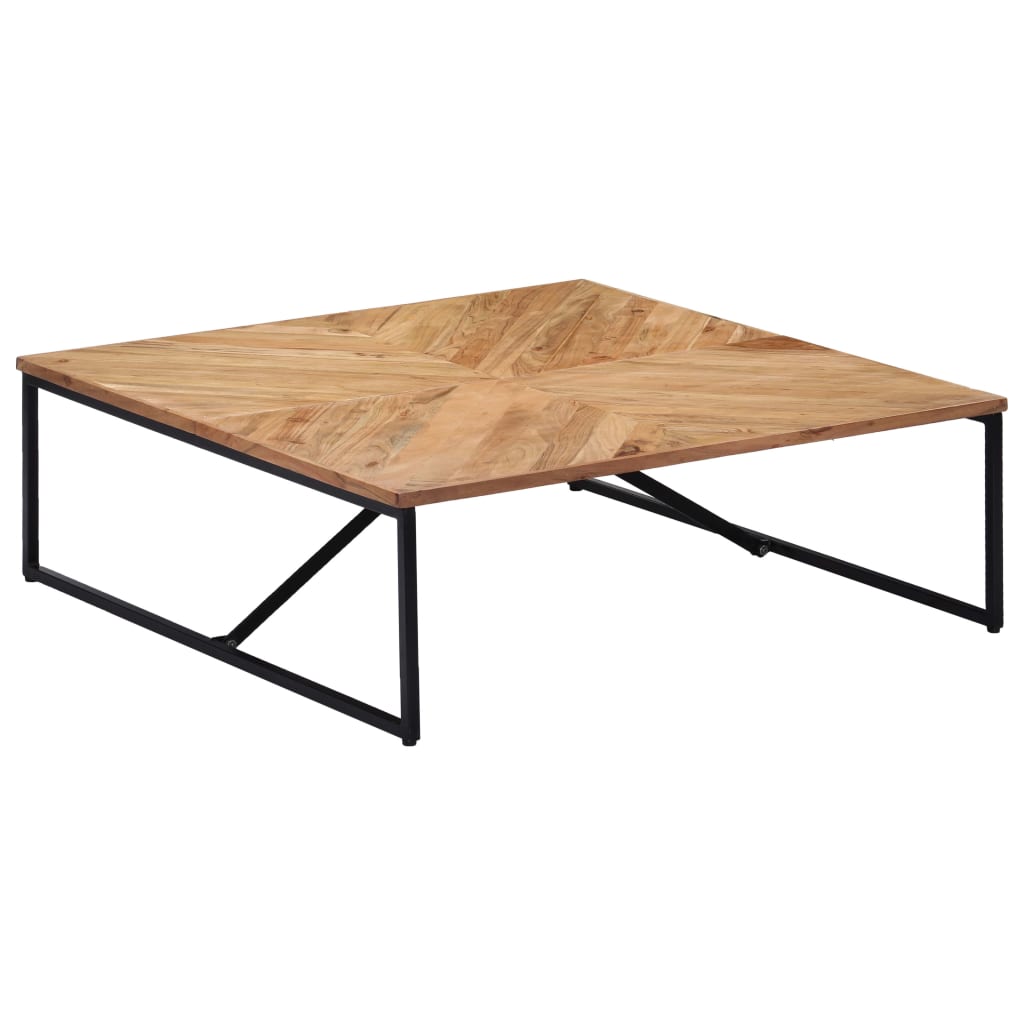 vidaXL Table basse 110x110x36 cm Bois d'acacia solide