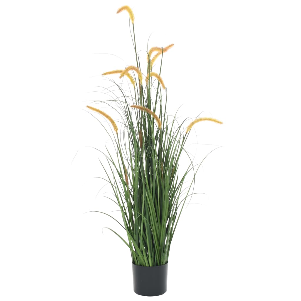 vidaXL Plante artificielle à herbe avec quenouille 135 cm