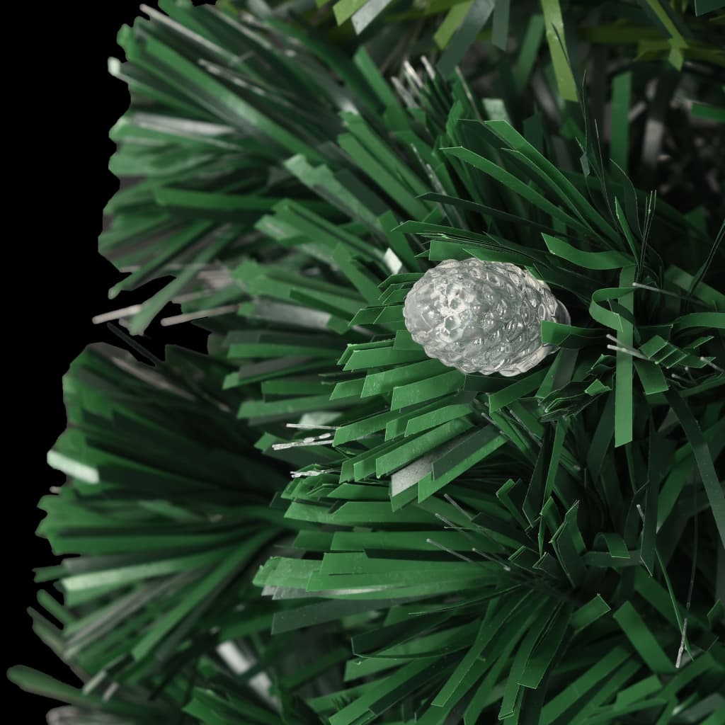vidaXL Arbre de Noël pré-éclairé avec support 150 cm fibre optique