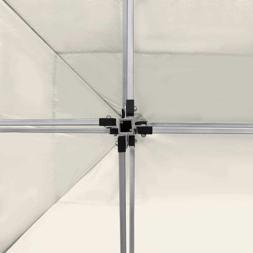 vidaXL Tente de réception pliable Aluminium 4,5x3 m Crème
