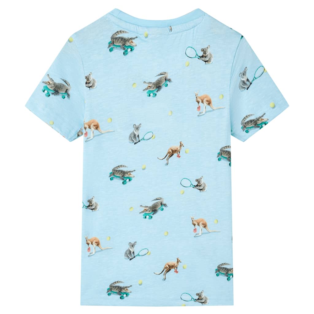 T-shirt pour enfants mélange bleu clair 92
