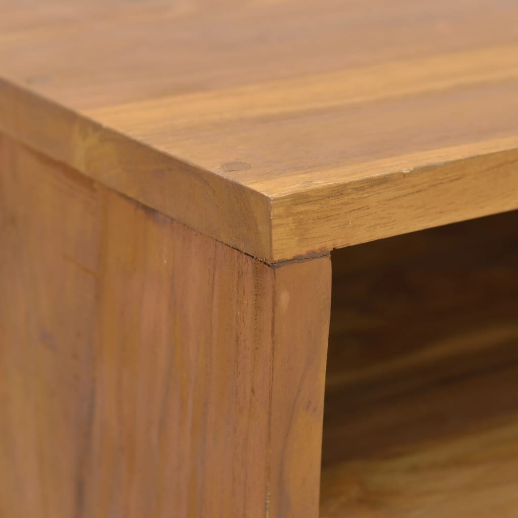vidaXL Table de chevet 40x30x45 cm Bois de teck solide