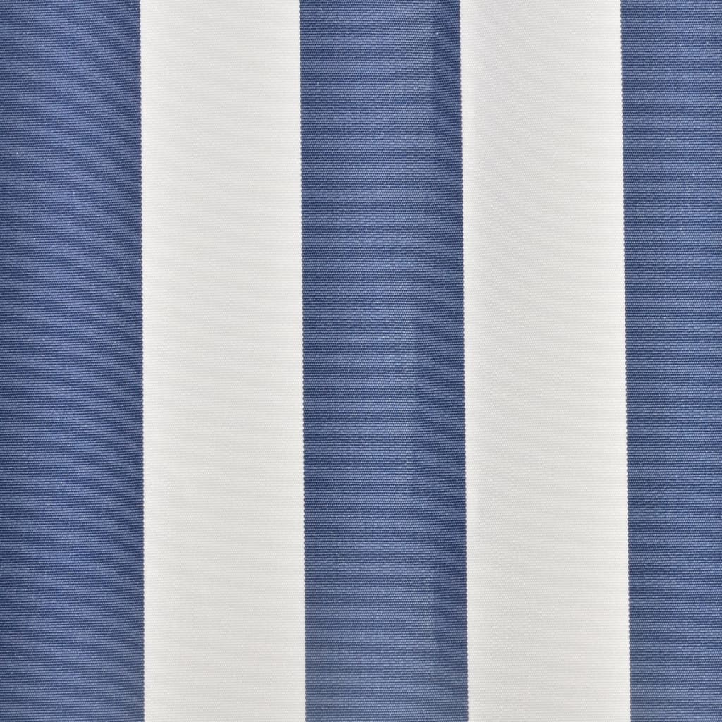 vidaXL Toile d'auvent Bleu et blanc 500x300 cm
