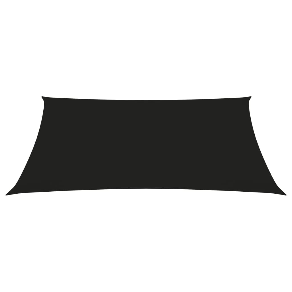 vidaXL Voile de parasol tissu oxford rectangulaire 3,5x5 m noir