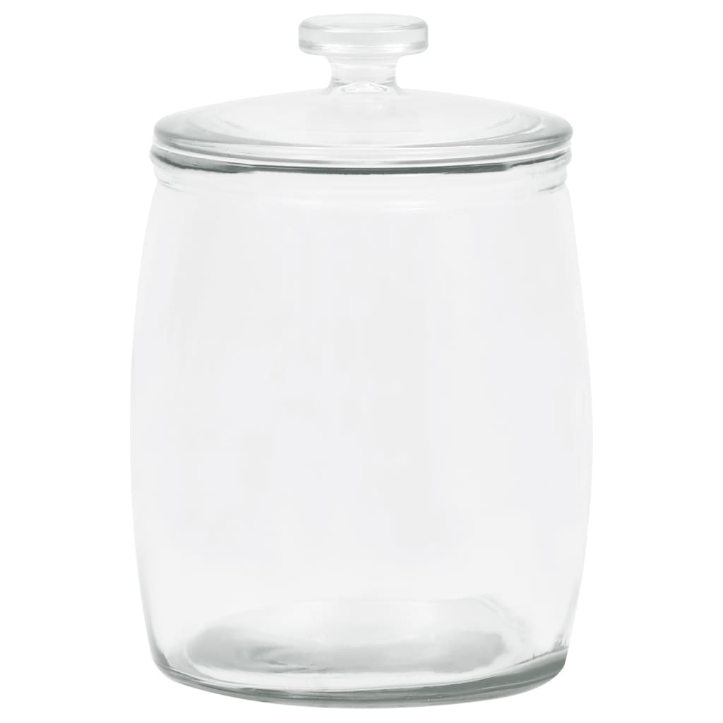 vidaXL Pots de conservation en verre avec couvercle 4 pcs 8000 ml
