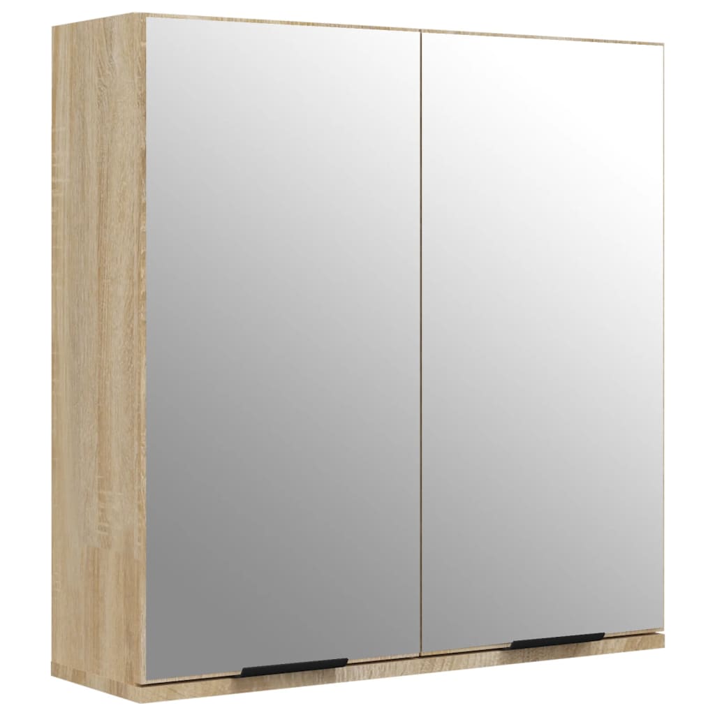 Meuble Bas Lyon Chêne Sonoma 60x46x81.5cm - Armoire Rangement Cuisine Bois D'Ingénierie VidaXL