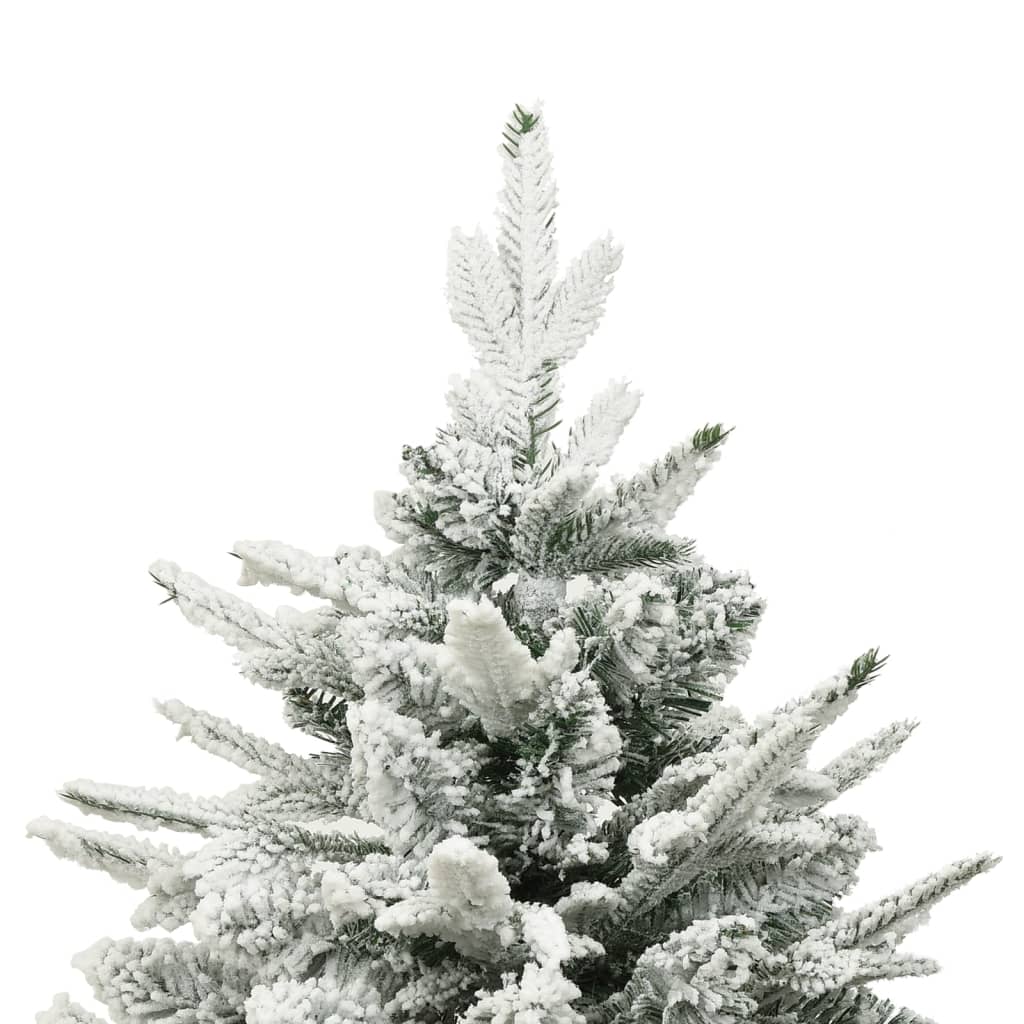 Sapin de Noël artificiel - PVC Flocque Deluxe - Pin givré - 180 cm - Modèle  sapin de Noël artificiel recouvert de neige, sapin de Noël artificiel  flocque en PVC de qualité supérieure, recouvert de neige!