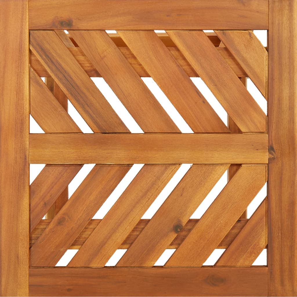 vidaXL Table d'appoint 45x45x60 cm bois massif d'acacia