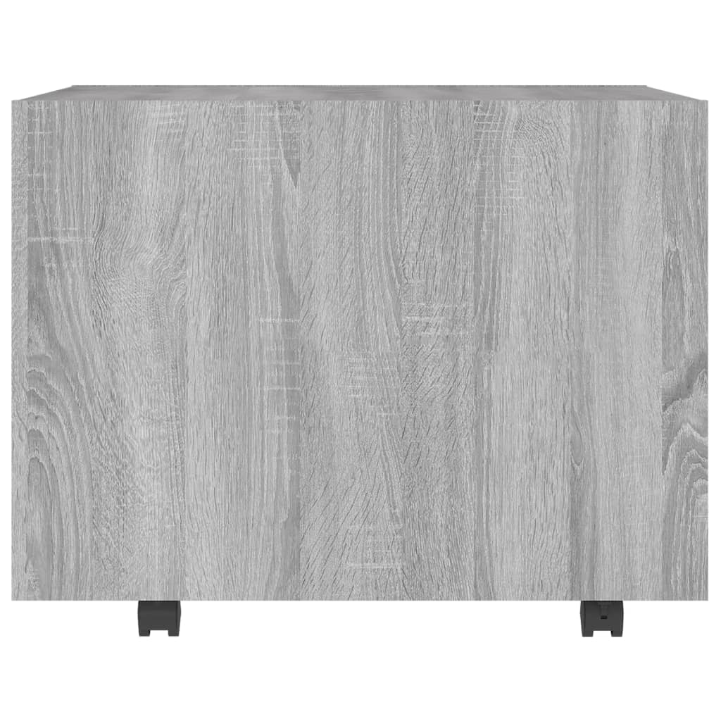 vidaXL Table basse sonoma gris 55x55x40 cm bois d'ingénierie