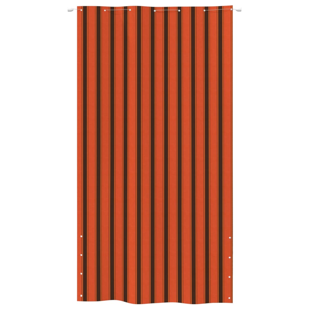 vidaXL Écran de balcon Orange et marron 140x240 cm Tissu Oxford