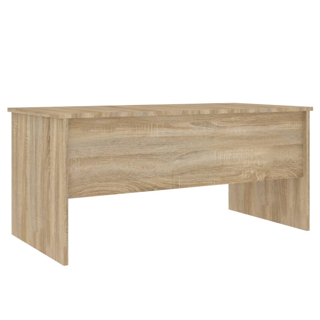 vidaXL Table basse Chêne sonoma 102x50,5x46,5 cm Bois d'ingénierie