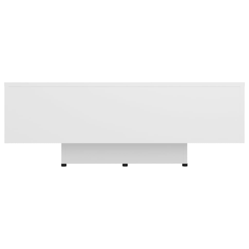vidaXL Table basse Blanc 85x55x31 cm Aggloméré