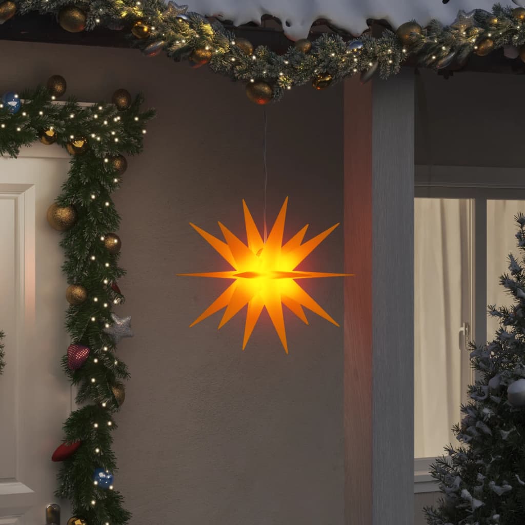 vidaXL Lumière de Noël avec LED pliable jaune 43 cm