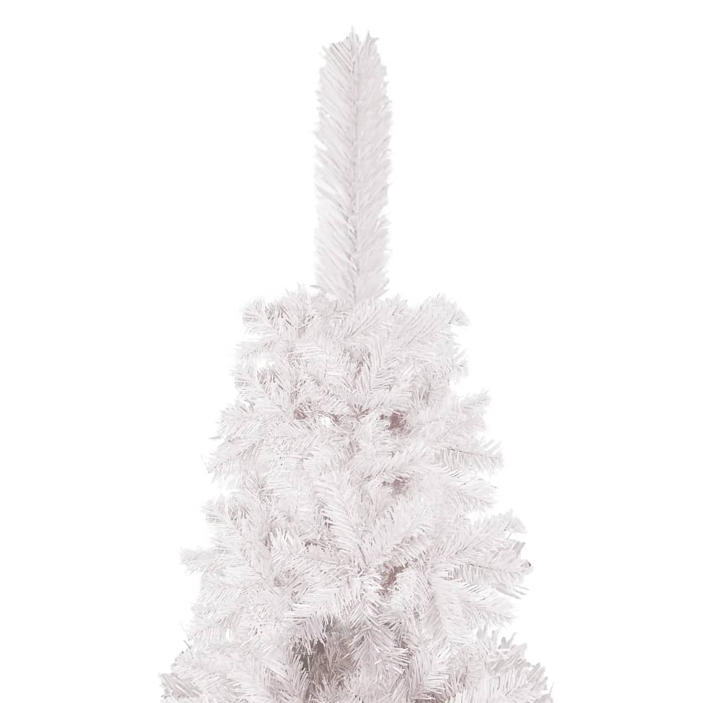 vidaXL Arbre de Noël mince avec LED Blanc 120 cm