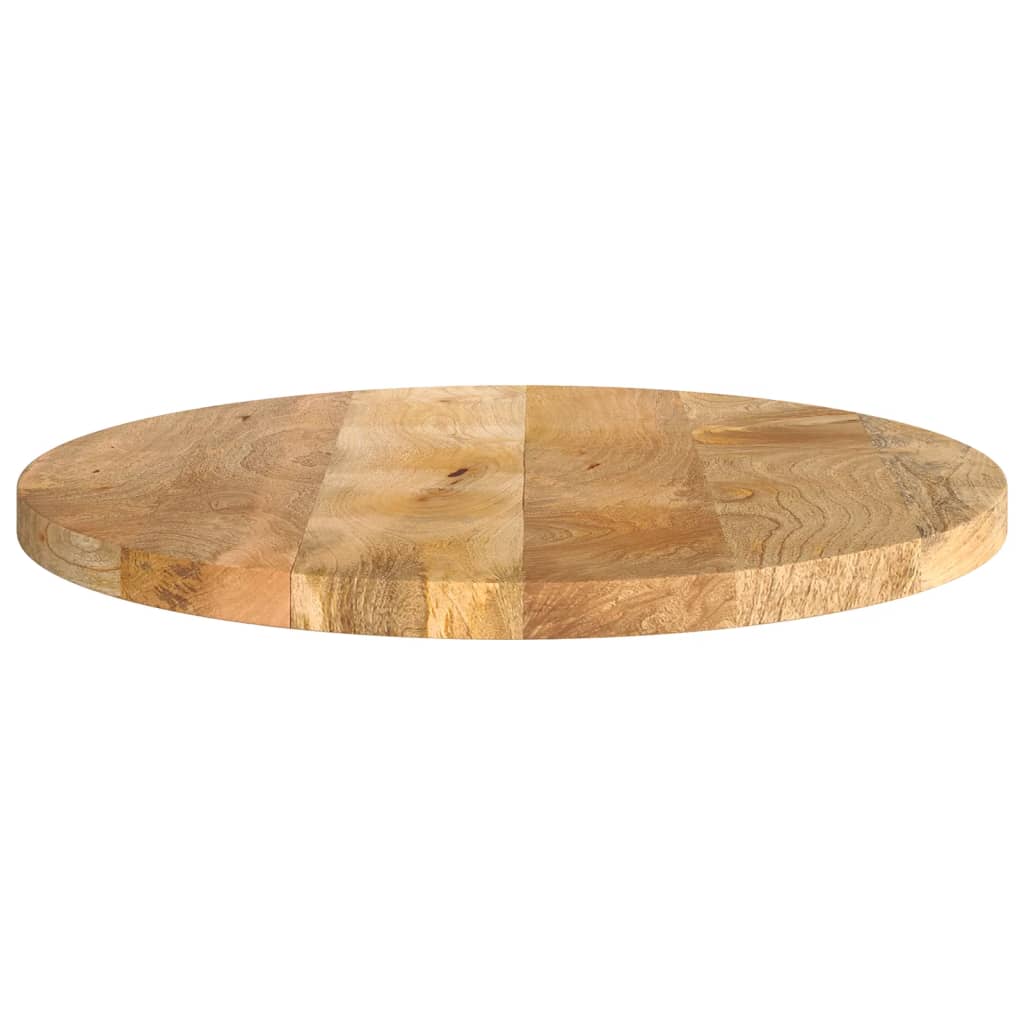 vidaXL Dessus de table Ø 40x2,5 cm rond bois de manguier massif