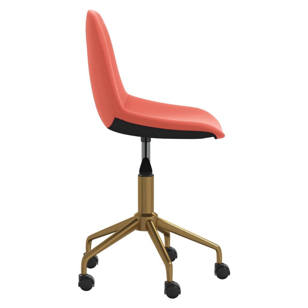 3086099 vidaXL Swivel Dining Chairs 4 pcs Pink Velvet(2x333500)