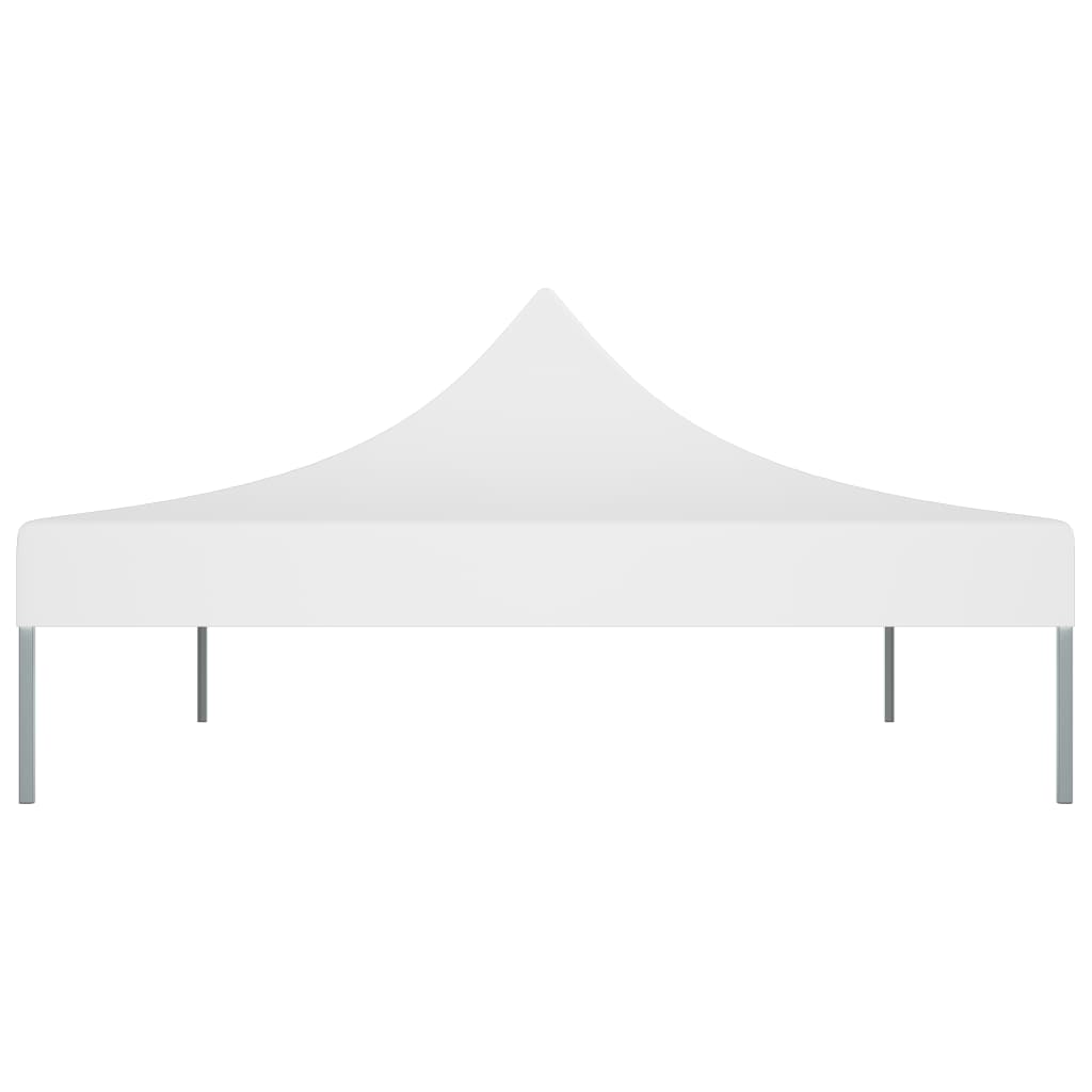 vidaXL Toit de tente de réception 4,5x3 m Blanc 270 g/m²