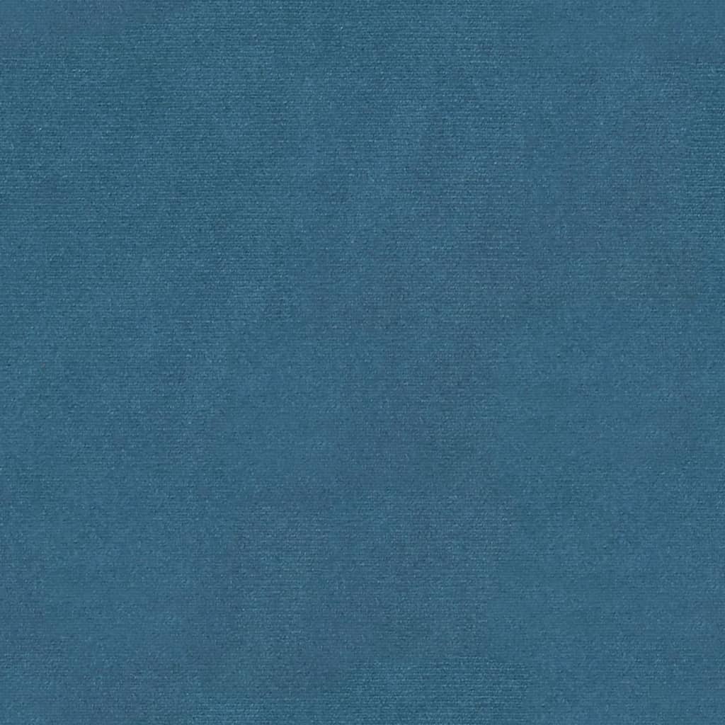 vidaXL Banc Bleu 98x56x69 cm Velours