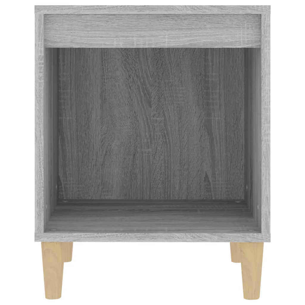 vidaXL Table de chevet Sonoma gris 40x35x50 cm