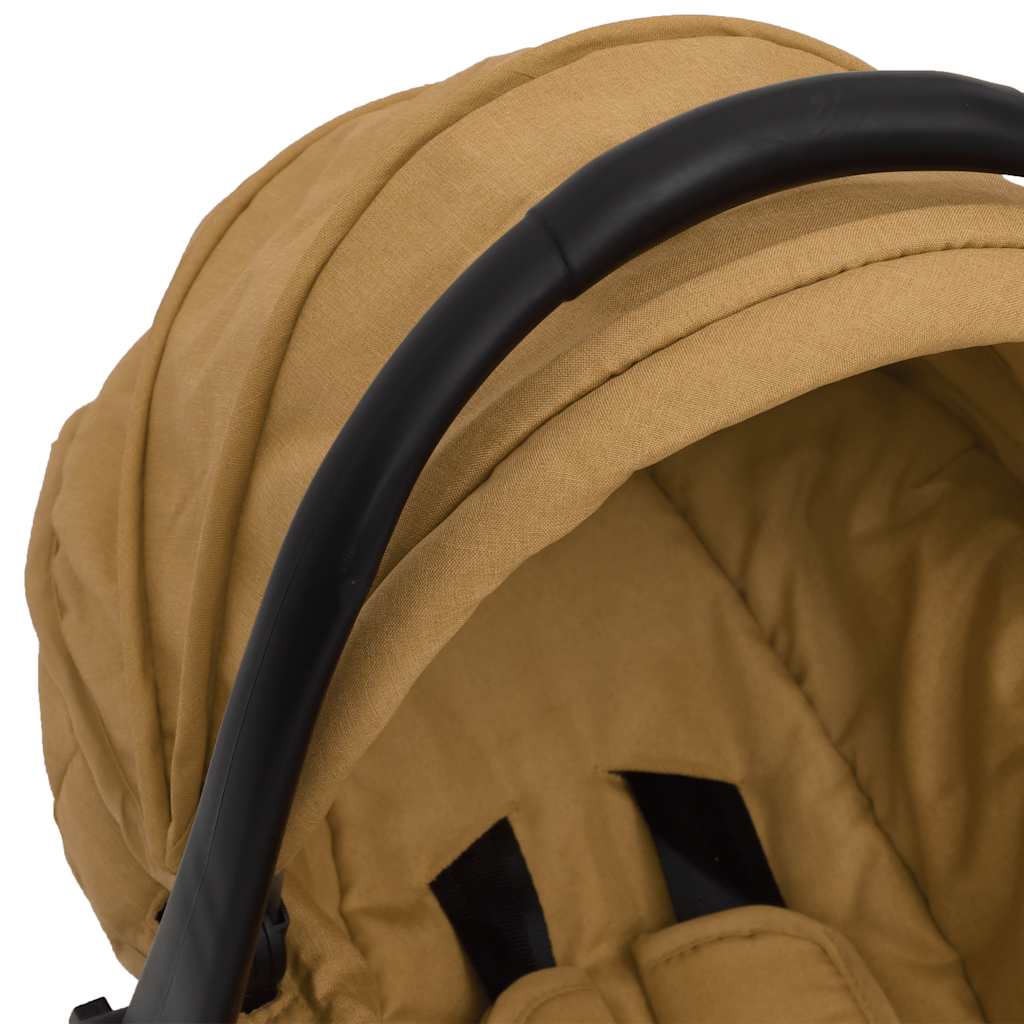 vidaXL Siège d'auto pour bébé Taupe 42x65x57 cm