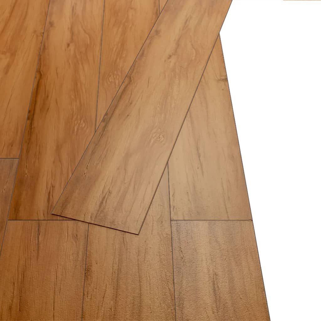 vidaXL Planche de plancher PVC autoadhésif 5,21 m² 2 mm Orme naturel