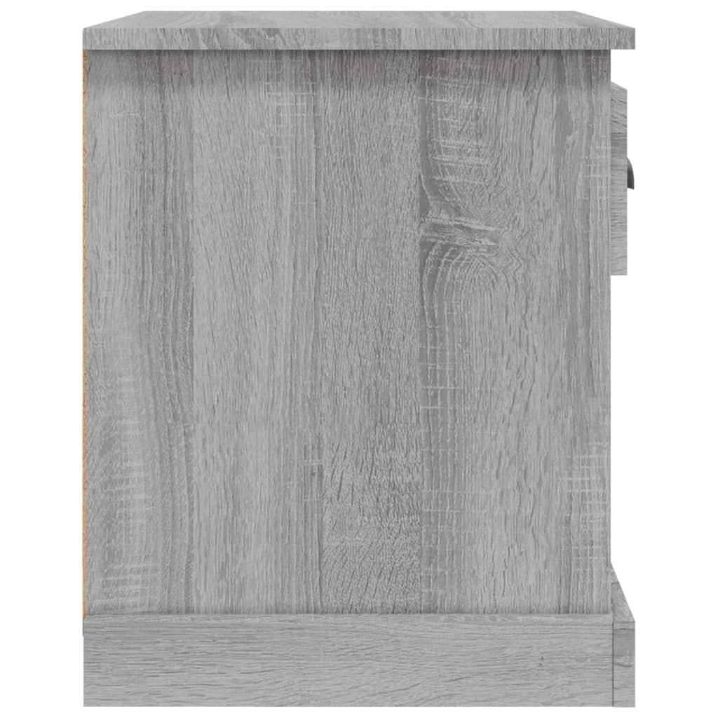 vidaXL Table de chevet sonoma gris 39x39x47,5 cm bois d'ingénierie