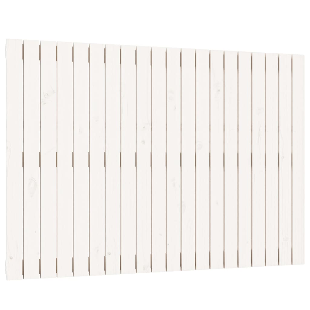 vidaXL Tête de lit murale Blanc 127,5x3x90 cm Bois massif de pin