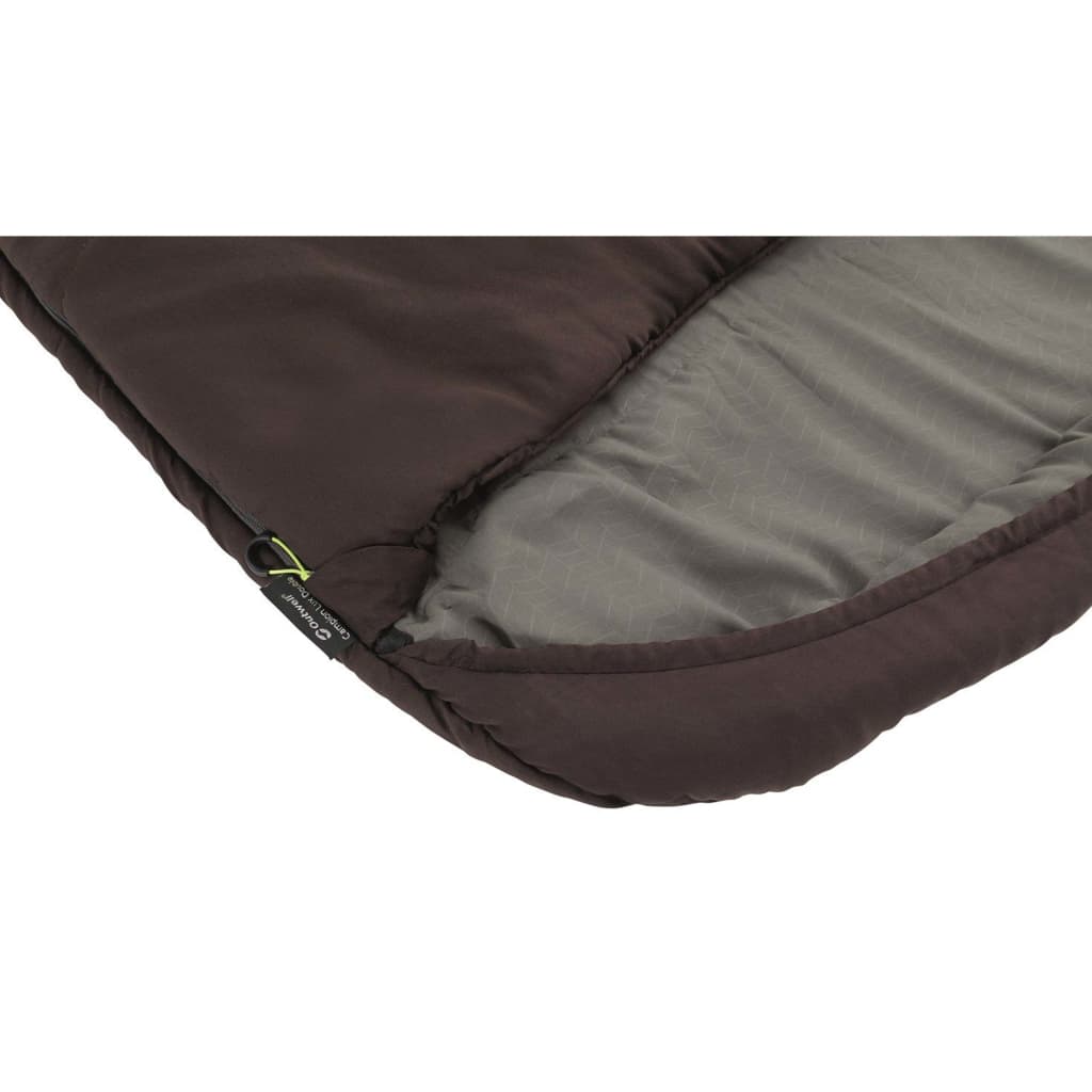 Outwell Sac de couchage double Campion Lux Marron