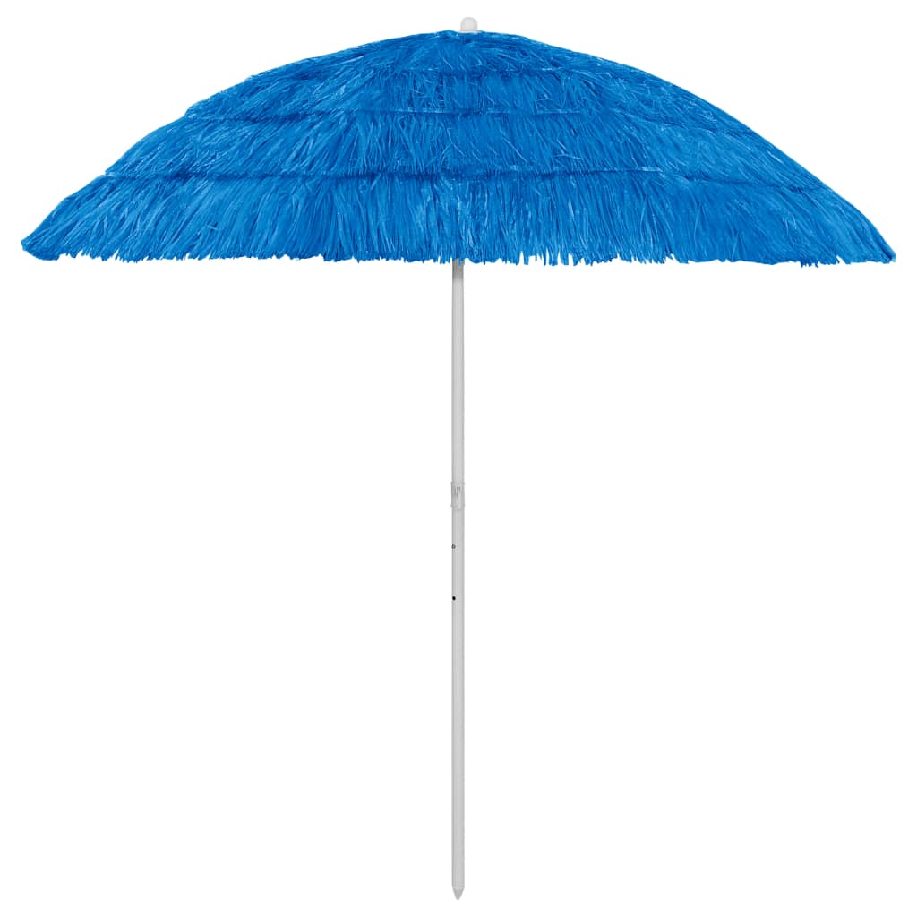 vidaXL Parasol de plage Hawaii Bleu 240 cm