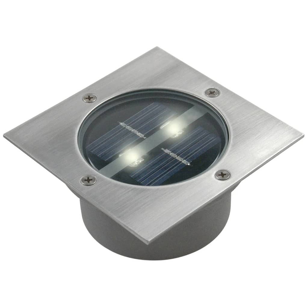Ranex Lampe solaire carrée 0,12 W Argenté 5000.198