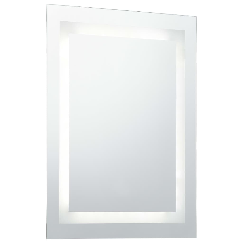 vidaXL Miroir à LED pour salle de bains et capteur tactile 60x100 cm
