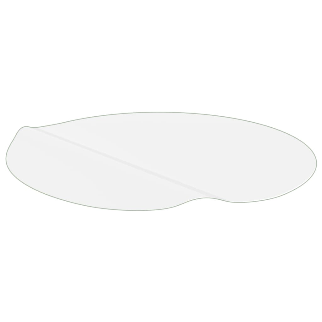 vidaXL Protecteur de table transparent Ø 90 cm 2 mm PVC