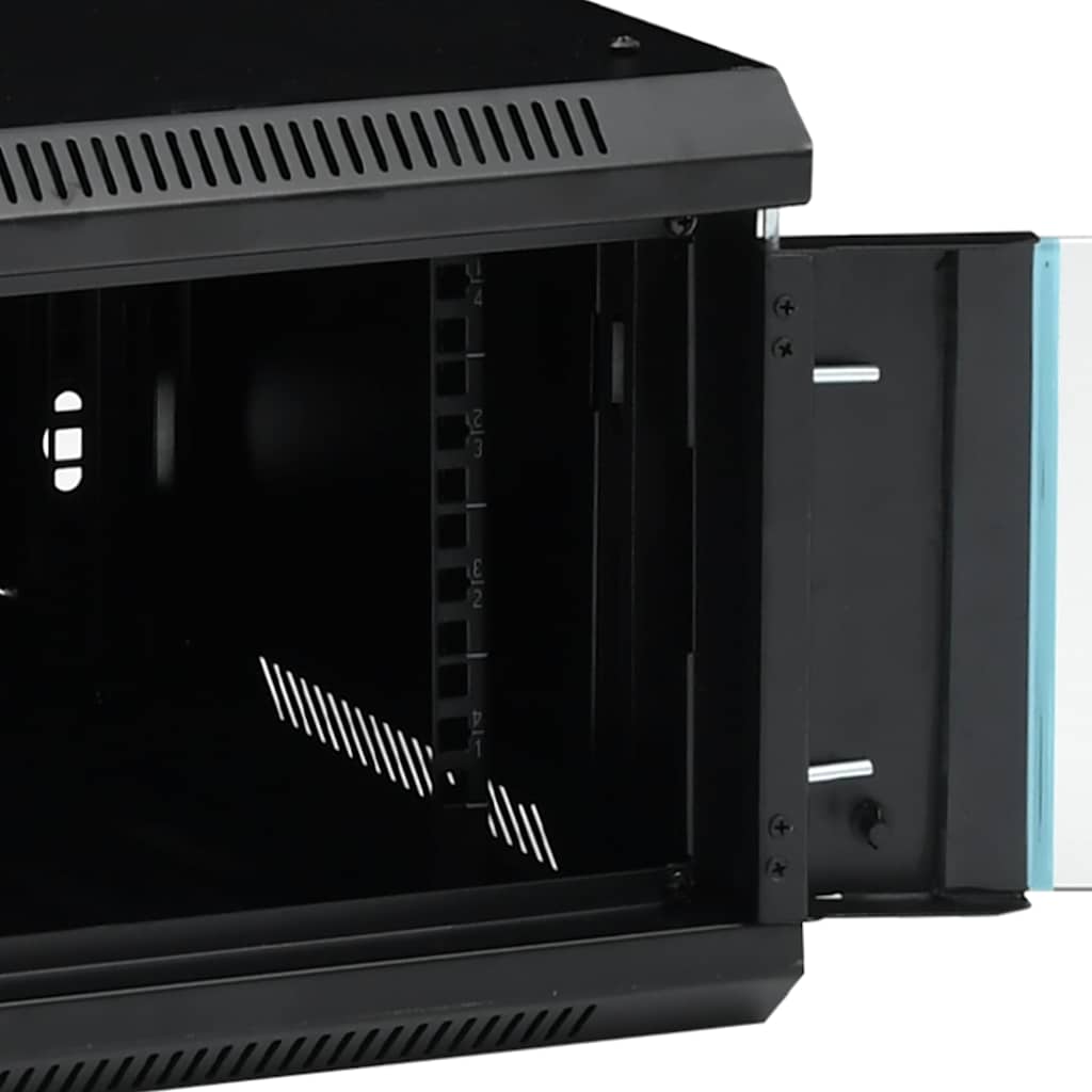 Armoire Réseau 18U Sur Pieds Pivotants - Coffret 19" IP20 - Rangement Sécurisé Pour Équipements