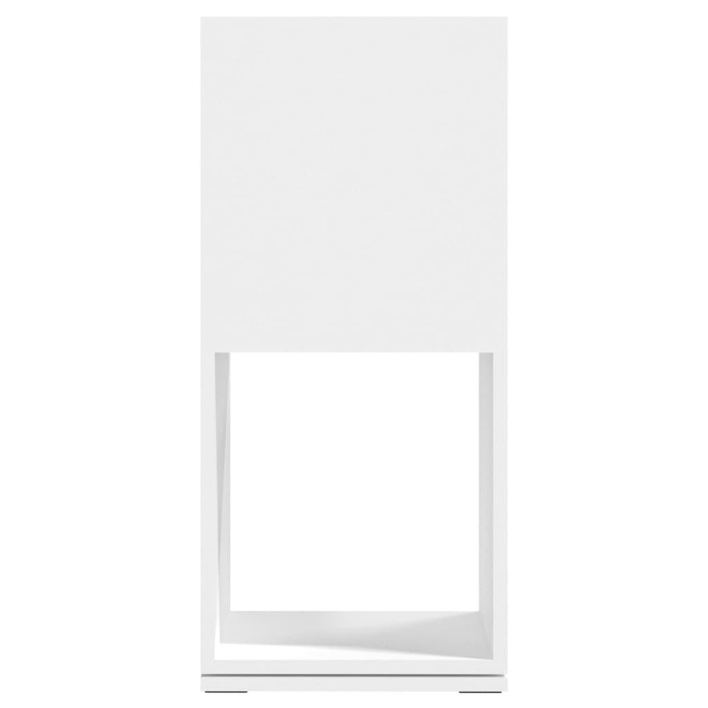 vidaXL Armoire rotative Blanc 34,5x34,5x75,5 cm bois d'ingénierie