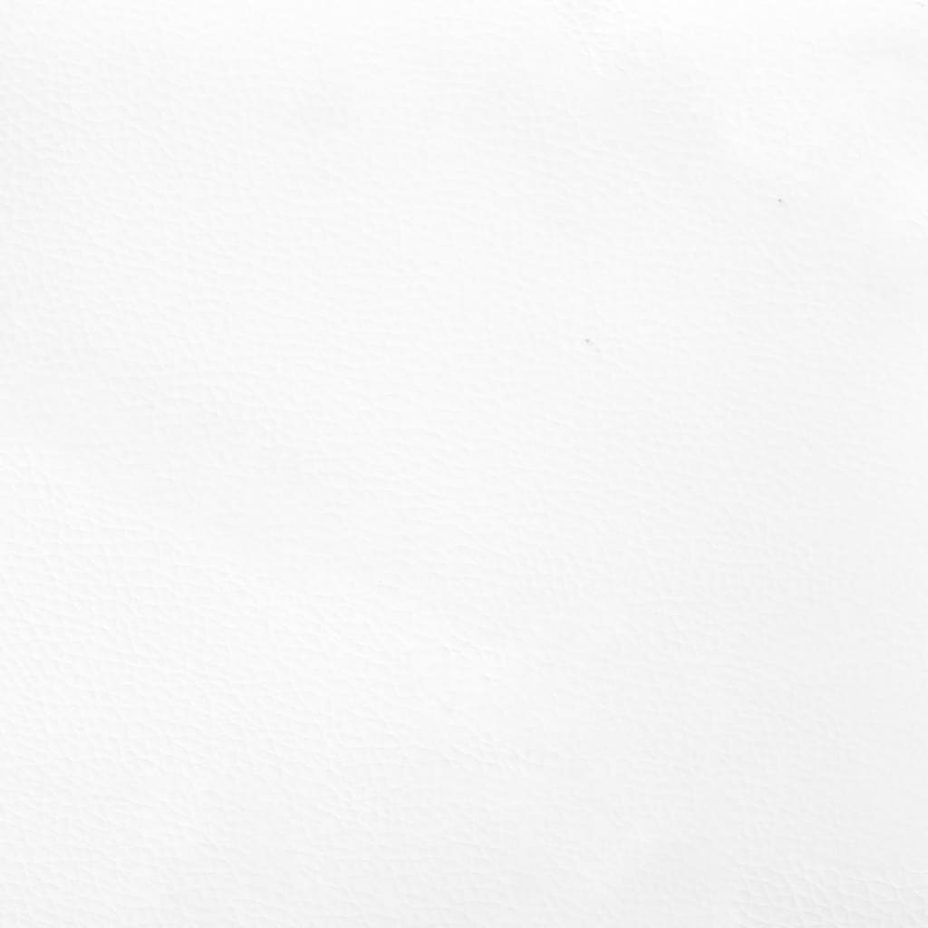 vidaXL Têtes de lit 4 pcs Blanc 72x5x78/88 cm Similicuir