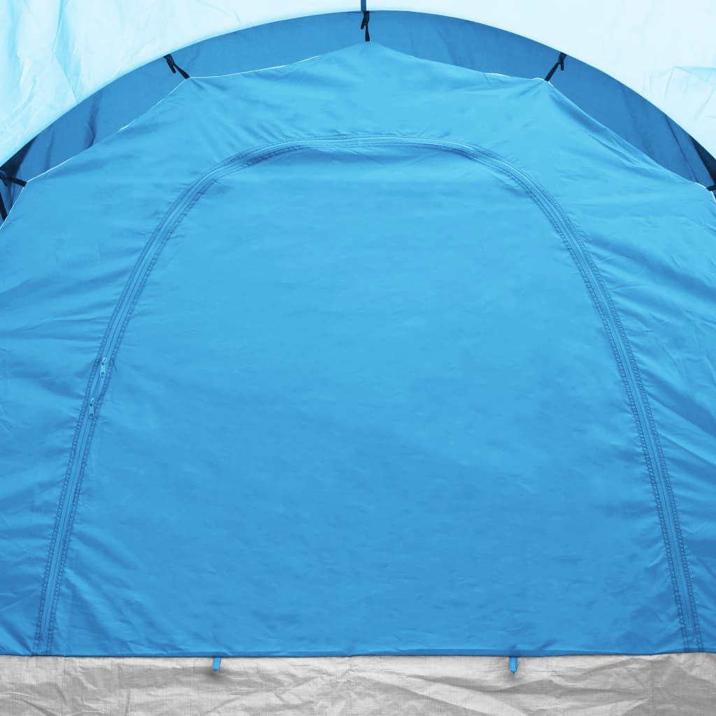 vidaXL Tente de camping 6 personnes Bleu et bleu clair