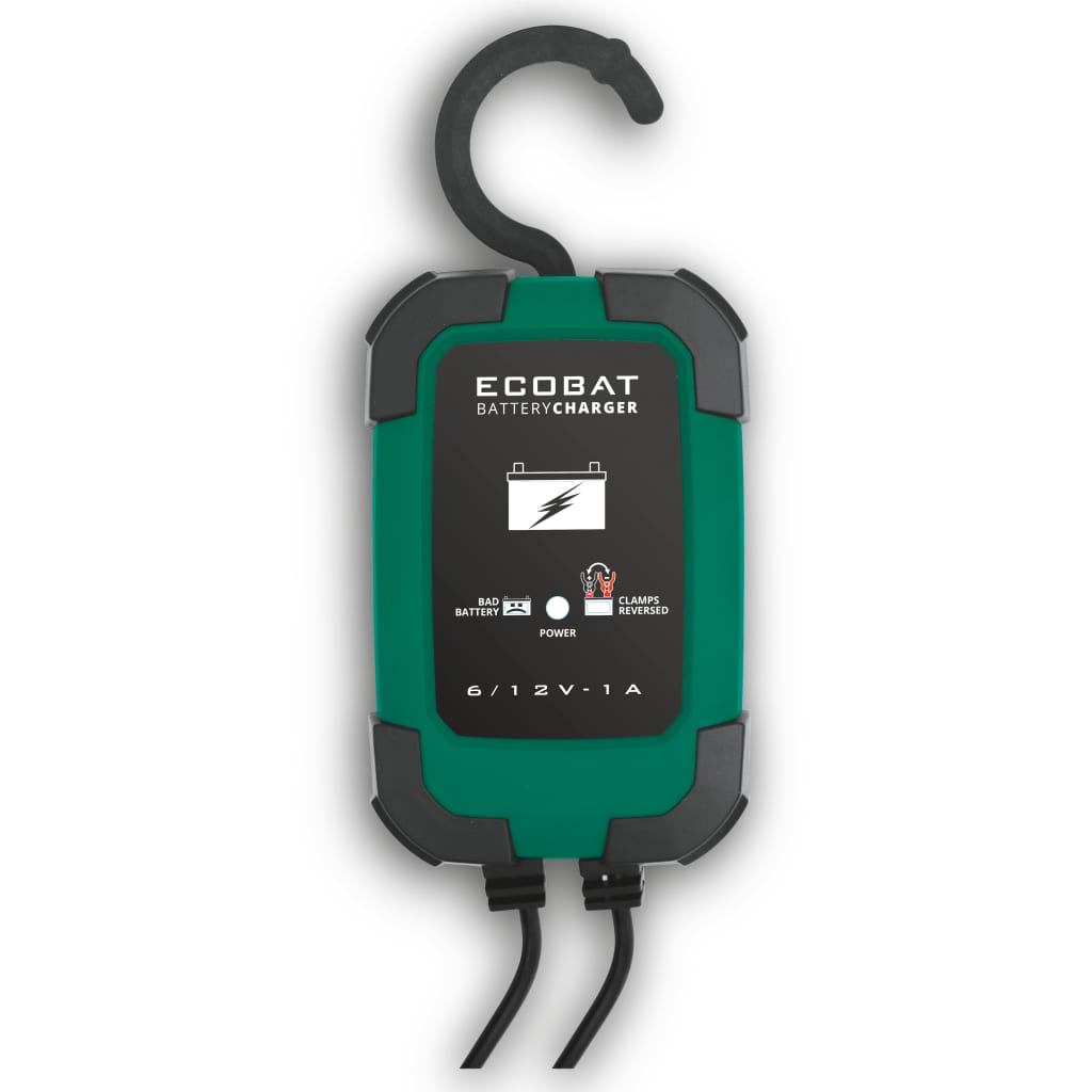 ECOBAT Chargeur de batterie 6/12 V 1 A