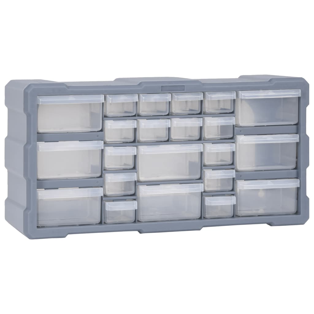vidaXL Organisateur multi-tiroirs avec 22 tiroirs 49x16x25,5 cm