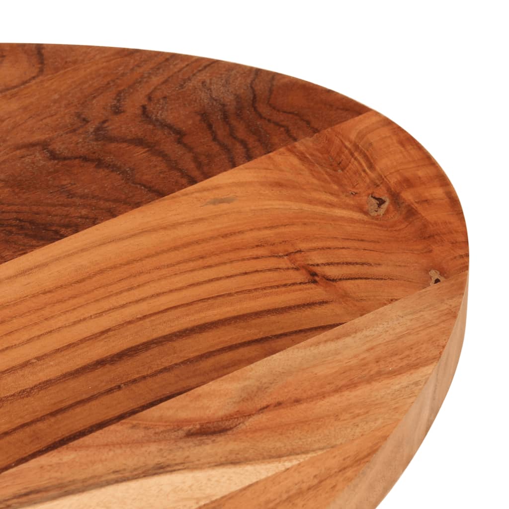 vidaXL Dessus de table 100x50x2,5 cm ovale bois massif d'acacia